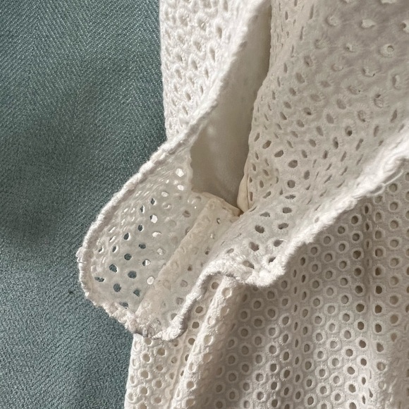 J. Crew Eyelet White Summer Dress - Picture 5 of 6